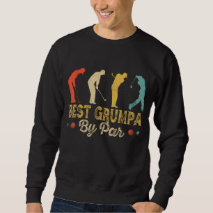 Moletom Retro Vintage Melhor Grumpa Por Par Men Golfing Go