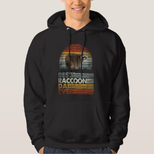 Moletom Retro Vintage Melhor Pai De Raccoon Em Animais Sob