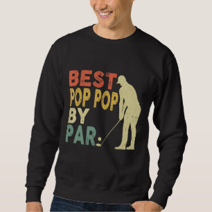 Moletom Retro Vintage Melhor Pop de Pop por Par Golf Da Pa