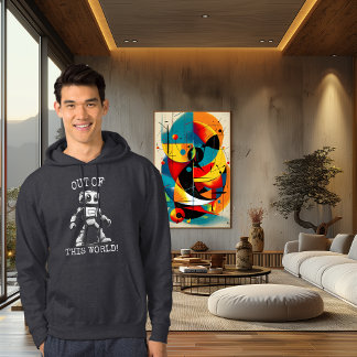 Moletom Retro - Vintage Robot Hoodie