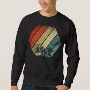 Moletom Retro vintage Tigre e animal fofo