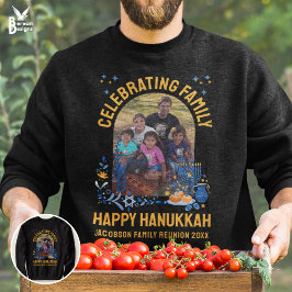 Moletom REUNIÃO Personalizável DA FAMÍLIA HANUKKAH
