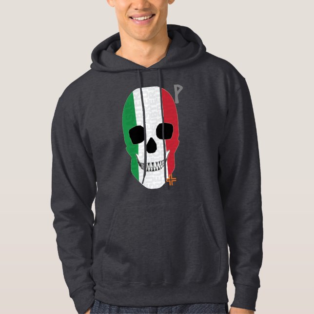 Moletom REUNIONES Italia sudadera con capucha B2 (Frente)