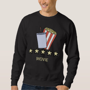 Moletom Revisão de Filme de Pipoca de Bebida Personalizada