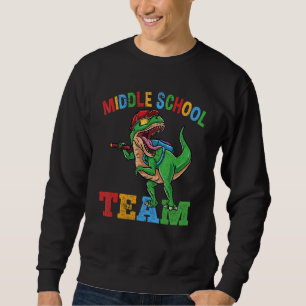 Moletom Rex Dinossaur Da Equipe Do Ensino Médio De Volta A