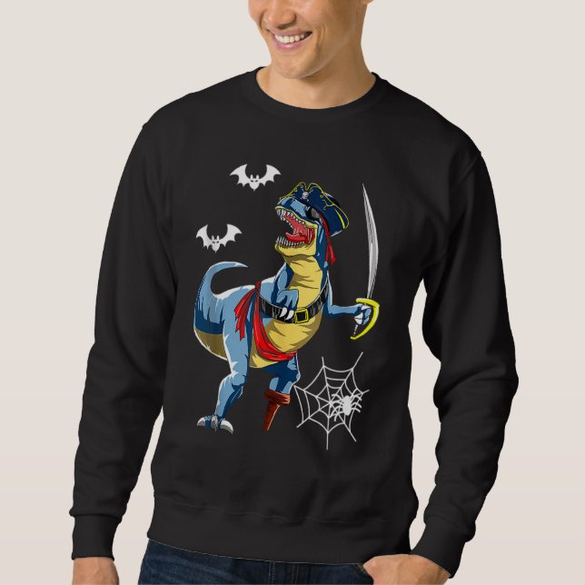 Moletom Rex Dinossauro Pirata Vintage (Frente)