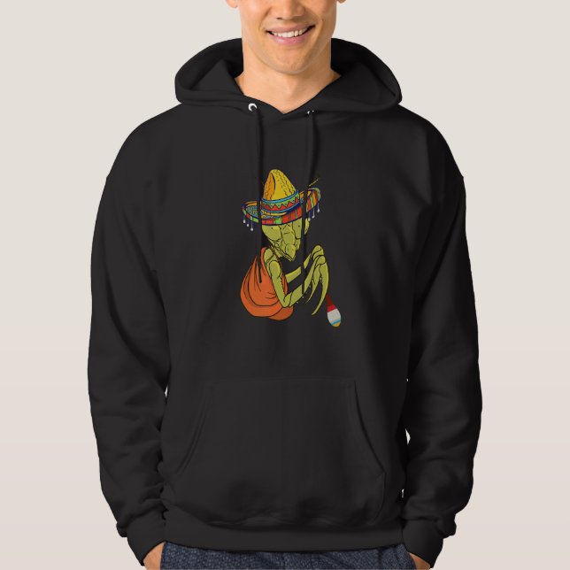 Moletom Rezando Mantis Sombrero Insetos Rezando Inseto de  (Frente)