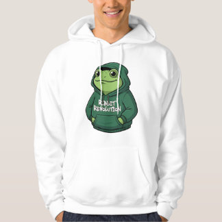 Moletom Ribbit Revolution Frog Hoodie – Whimsical Amphibia