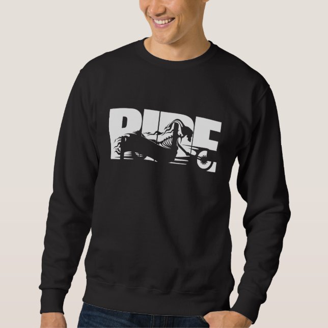 Moletom Ride Bike Design Motorcycle Biker Life (Frente)
