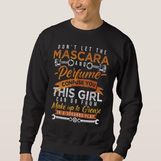 Moletom Rímel e Perfume, sou uma mulher e um sarcasmo mecâ (Frente)