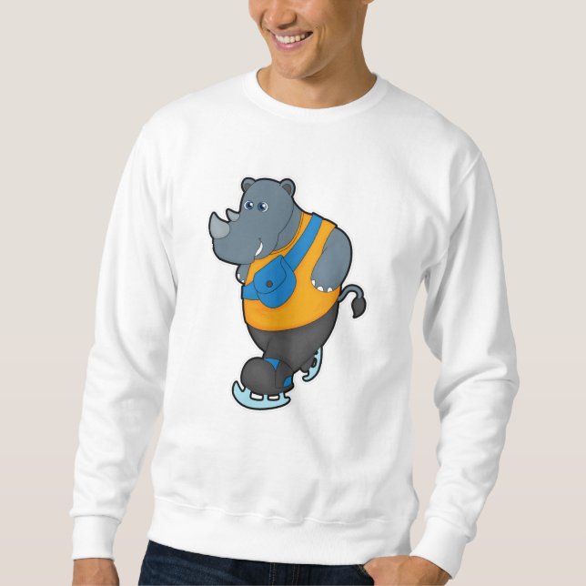Moletom Rino no patinagem de gelo com saco de linga (Frente)
