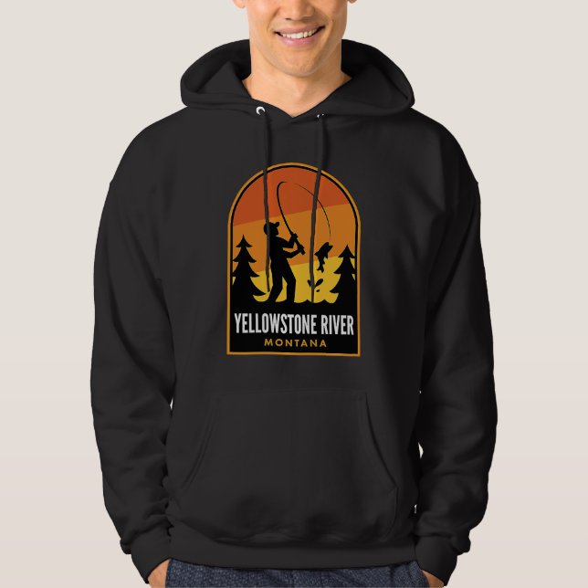 Moletom Rio Yellowstone Montana Pesca (Frente)