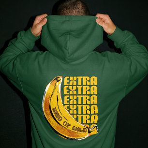 Moletom Rivalidade Aquecida Meio Selvagem Extra Banana Eng