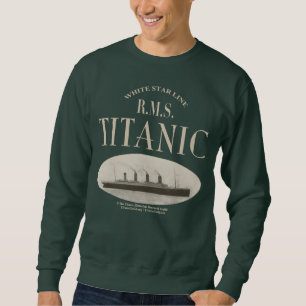 Moletom RMS Titanic Navio Fantasma Sepia Sweatshirt