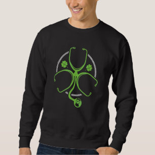 Moletom Rn Doctor Nurse Lucky Leaf Irlanda Rua Irlandesa P