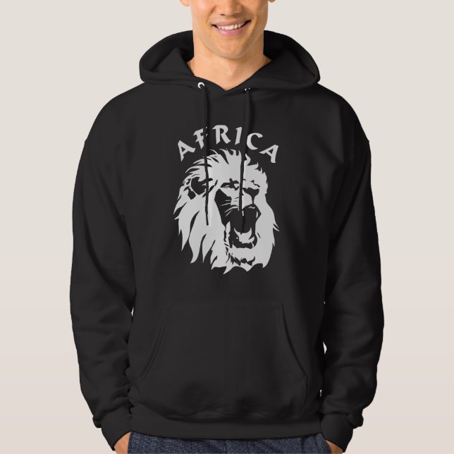 Moletom Roaring Lion Face | África (Frente)