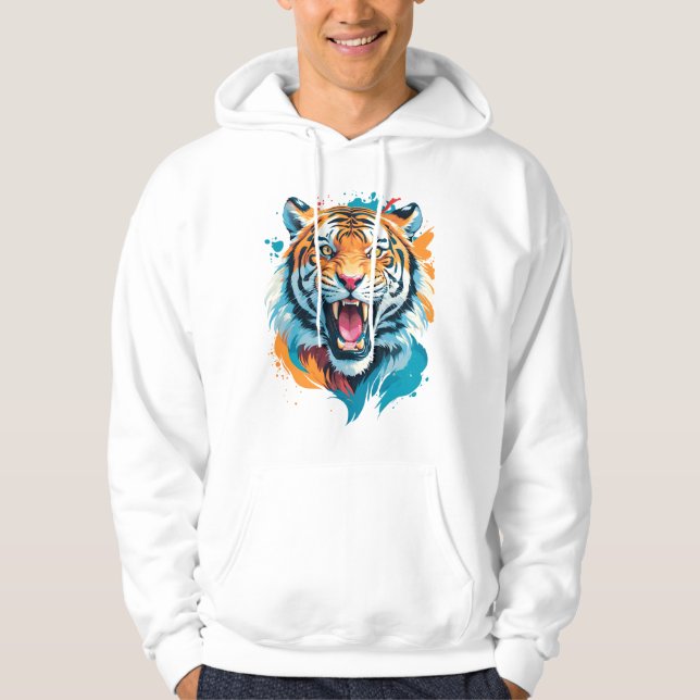 Moletom Roaring Tiger Face (Frente)