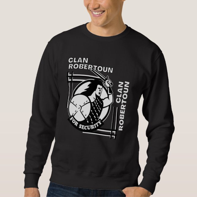 Moletom Robertoun Clã Lema Gaélico Espadachim (Frente)