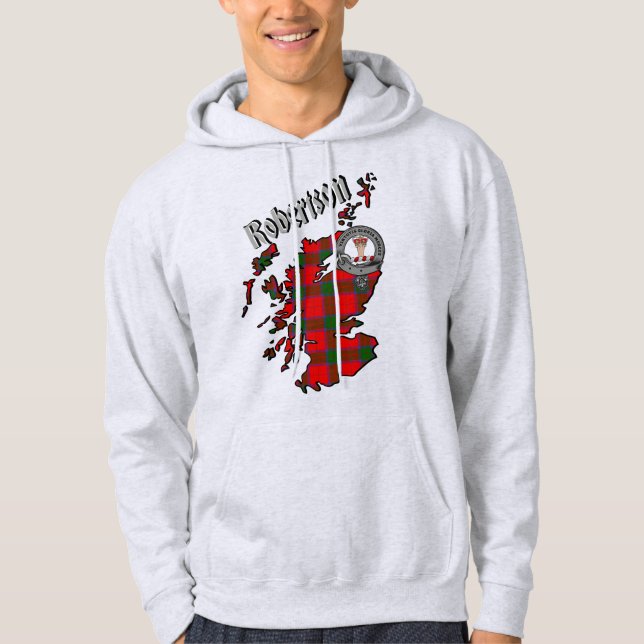 Moletom Robertson Clan Crachá Adult Hoodie (Frente)