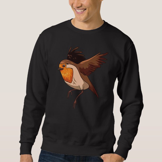 Moletom Robin Bird  Cute Birds Animal  Graphic (Frente)