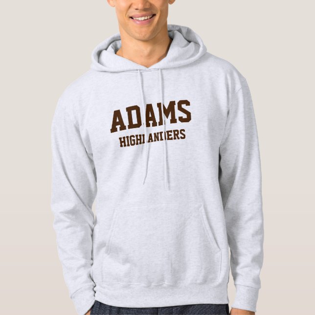 Moletom Rochester Adams Segundo grau Impresso Hoodie (Frente)