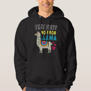 Moletom Rock The Test Day Llama Teacher Testing (Testes De