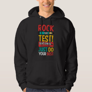 Moletom Rock the test Don't Stress Simplesmente faça o seu