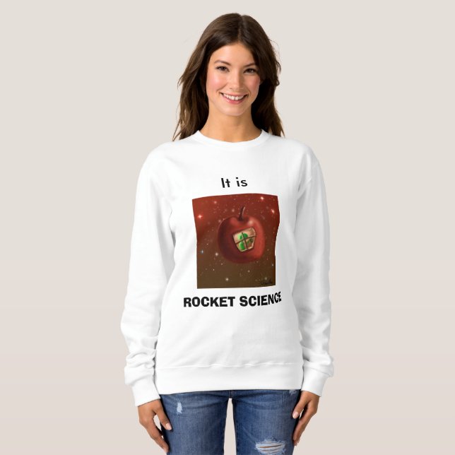 Moletom Rocket Science Camiseta, sim é! (Frente Completa)