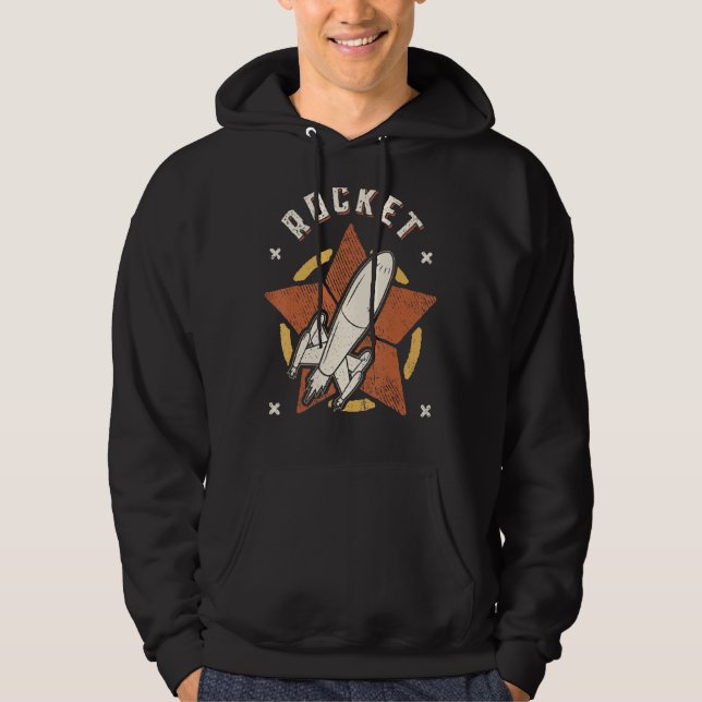 Moletom Rocket Vintage Retro Classic (Frente)