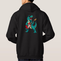 Rockin’ T-Rex – Camisola com capuz de guitarrista