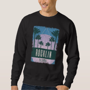 Moletom Rocklin California CA Vintage Vaporwave Retro 80s