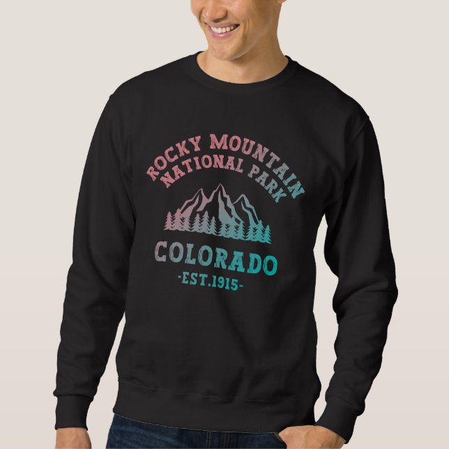 Moletom Rocky Mountain National Park Colorado EUA Gradient (Frente)