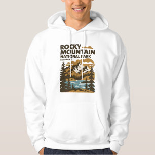 Moletom Rocky Mountain National Park Colorado Vintage Art
