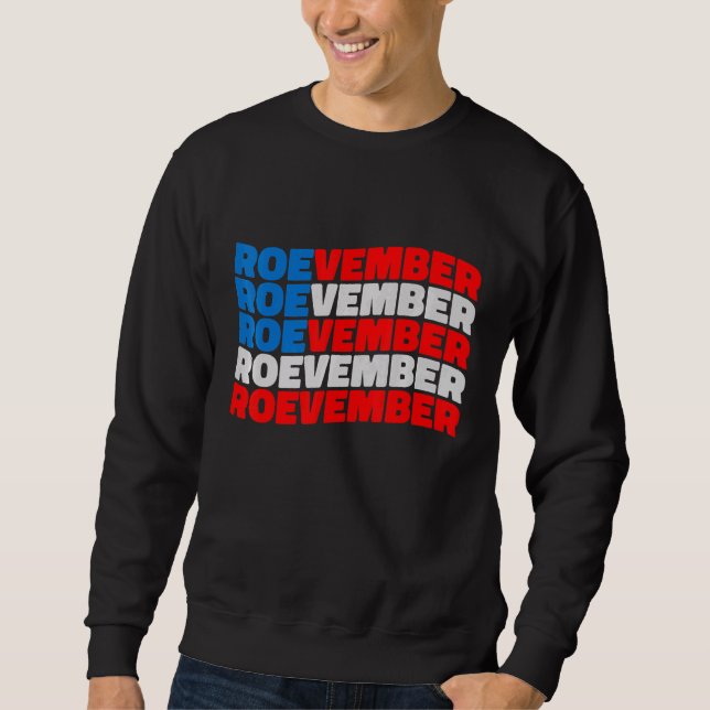 Moletom ROEVEMBER American Flag Lembre-se de 8 de novembro (Frente)