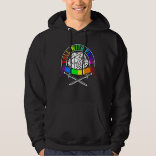Moletom Roll Lgbt Com Pride D20 Rpg Tabletop Gay E Lesb