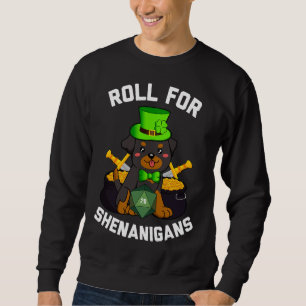 Moletom Roll Para Rua De Shenanigans Rottweiler Dog D20 Rp