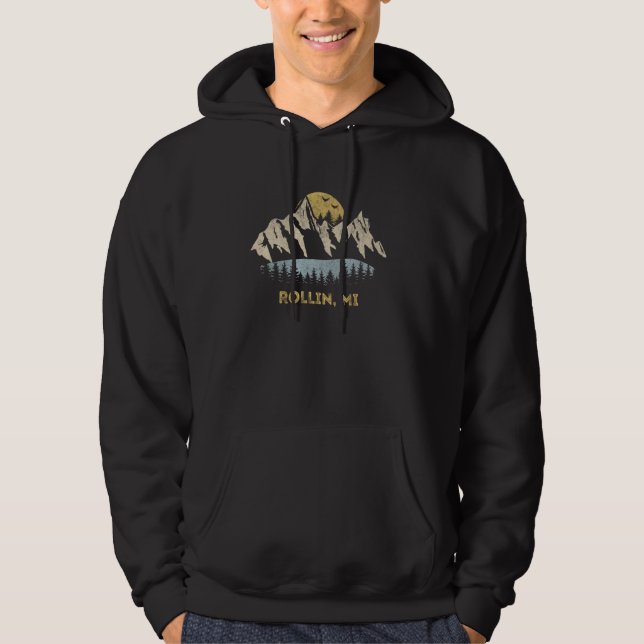 Moletom Rollin Michigan Mountain Sunset Sunrise MI (Frente)