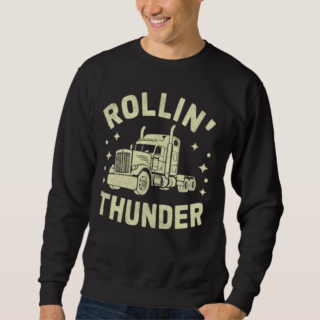 Moletom Rollin Thunder Semi Truck (Frente)