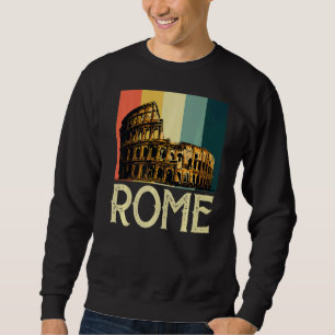 Moletom Roma Retro Colosseum Itália E Cidade Vaticano
