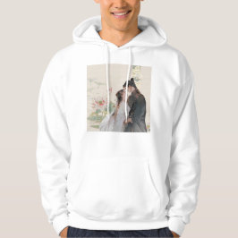 Moletom Romance de Lótus: Amor Eterno em Hanfu