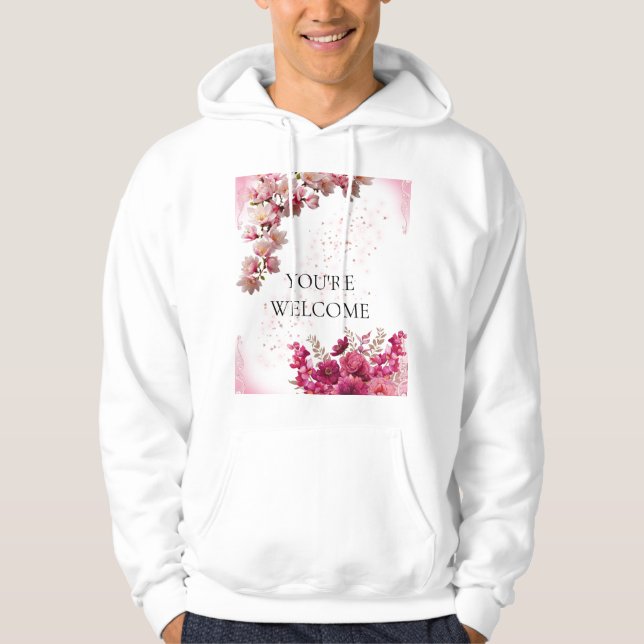 Moletom Romantic Blush Watercolor Bridal Party Shirt | (Frente)