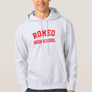 Moletom Romeo Segundo grau Impresso Hoodie