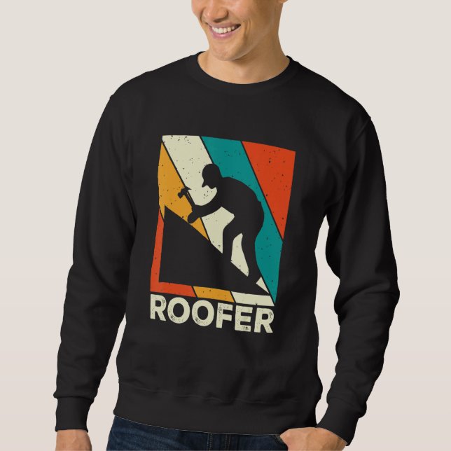 Moletom Roofer Roofing Roof Contractor Construction Worker (Frente)