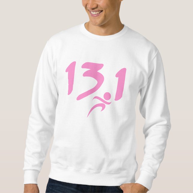 Moletom Rosa 13,1 meia maratona (Frente)