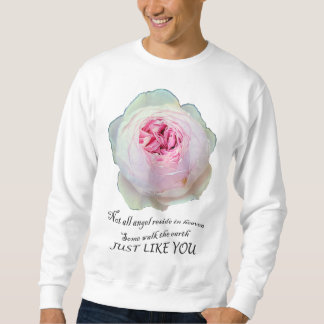 Moletom Rosa de jardinagem de anjo Rosa do Jardim Inglês
