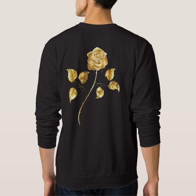 Moletom rosa do ouro ( rosa dourado ) (Verso)
