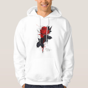 Moletom Rosa Vermelha Grunge