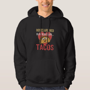 Moletom Rosas São Vermelhas Blah Tacos Dia dos Namorados C