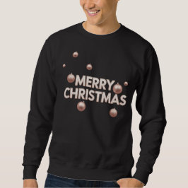 Moletom Rose Gold Merry Christmas - Holiday Design