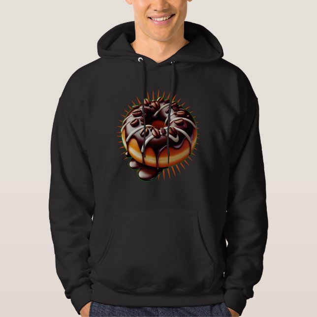 Moletom rosquinha engraçado para amantes (Frente)